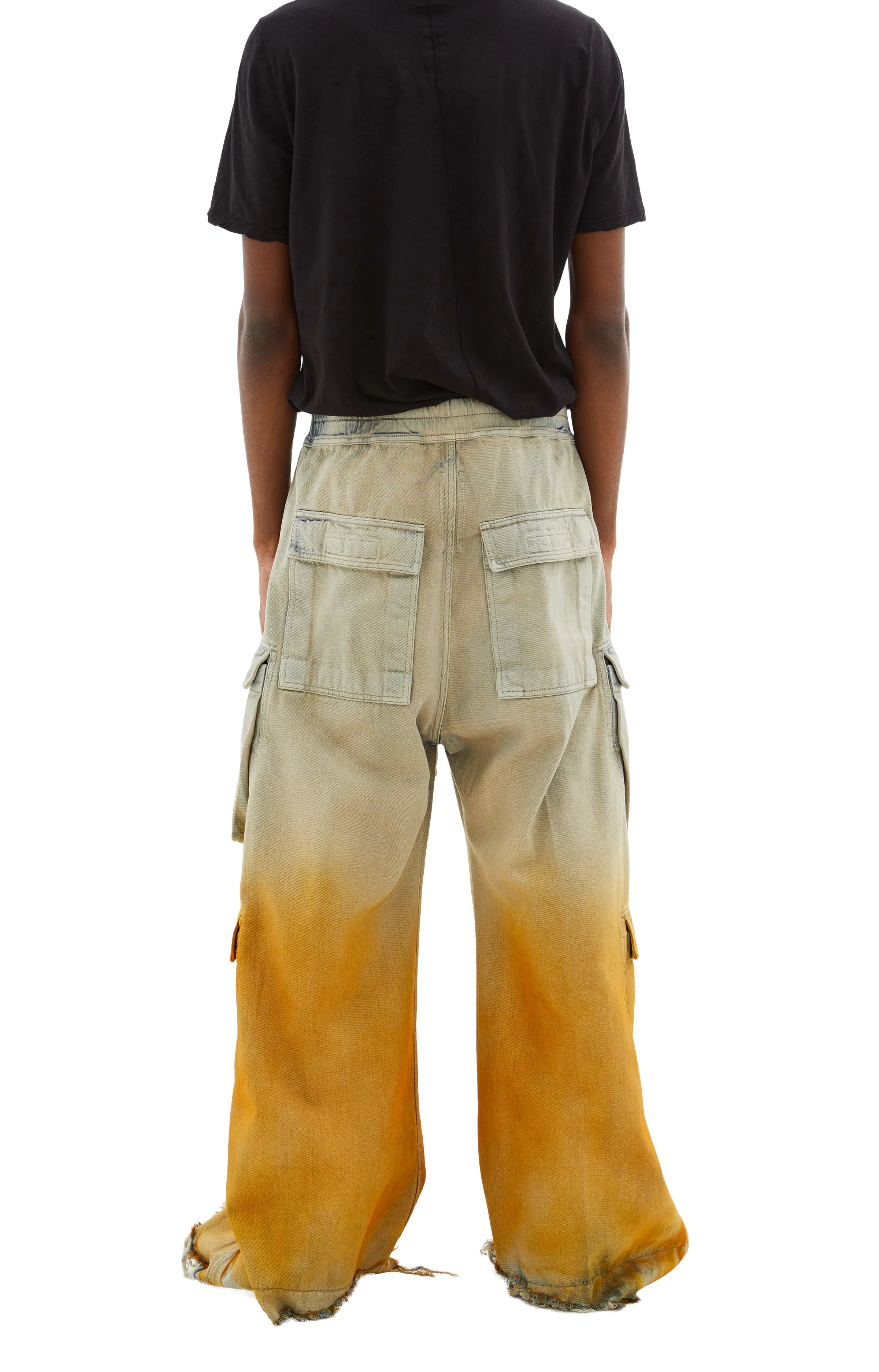 Double Cargo Jumbo Belas Pants (Sky/Orange) sold by TONS product image thumbnail 5