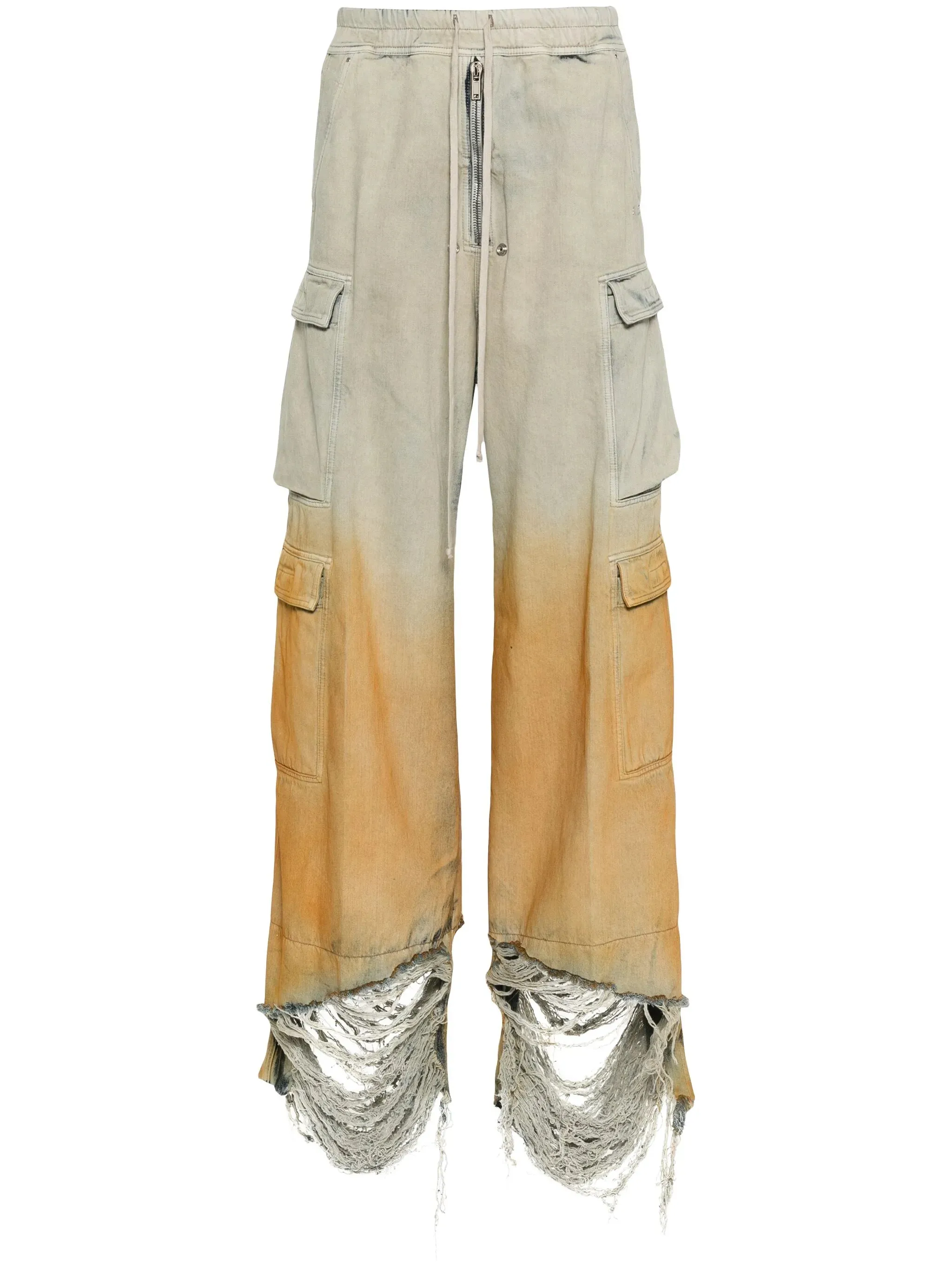 Double Cargo Jumbo Belas Pants (Sky/Orange) sold by TONS