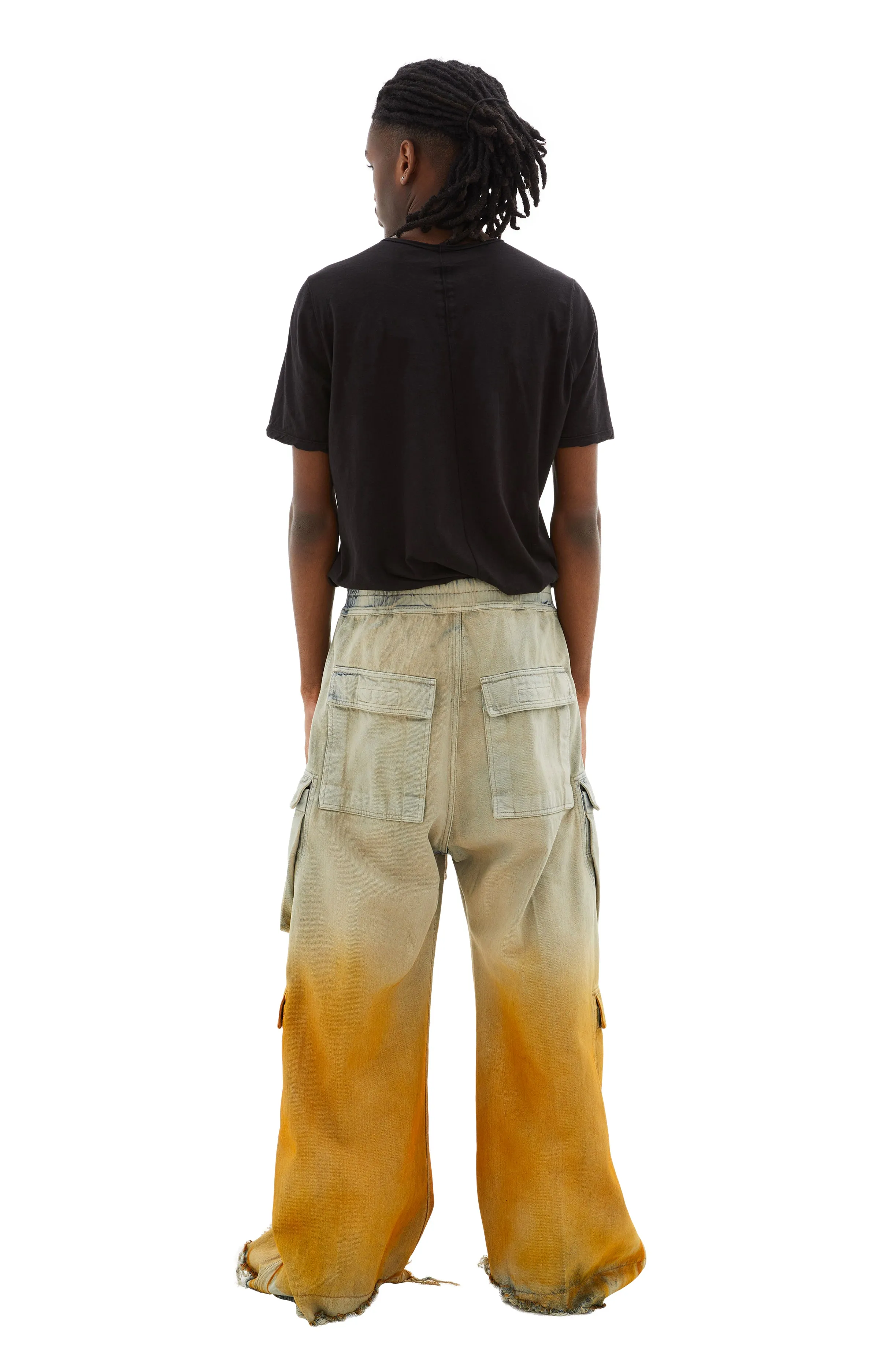 Double Cargo Jumbo Belas Pants (Sky/Orange) sold by TONS product image thumbnail 4