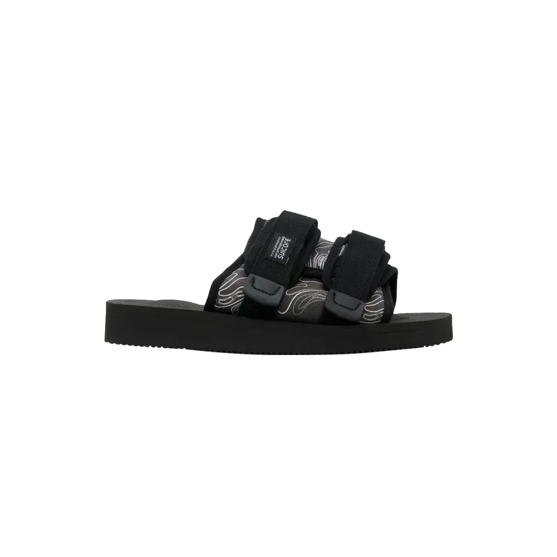 MOTO-Cab Sandals (Black/Salt) sold by TONS