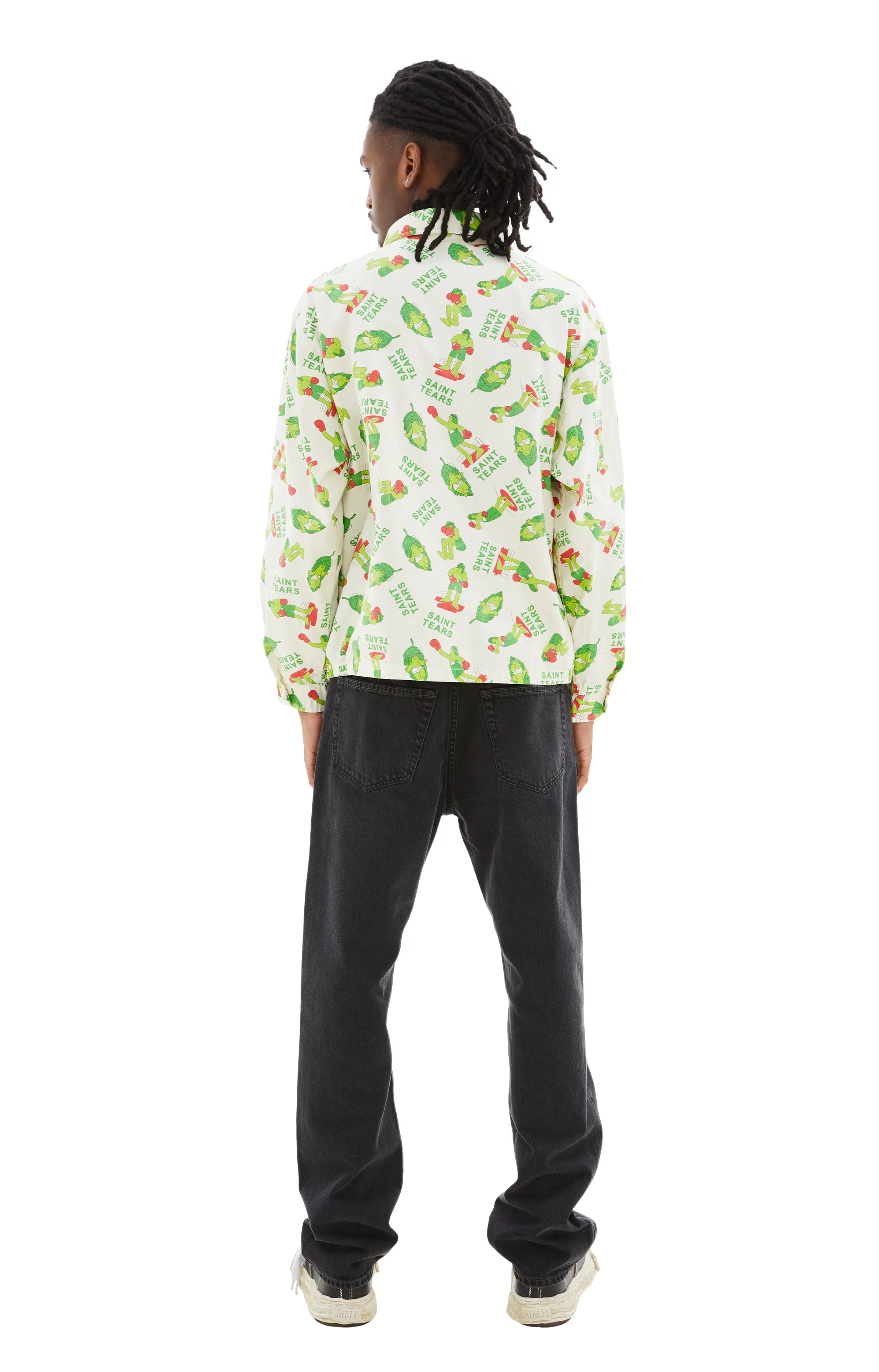 Denim Tears Boxer Coach Jacket (White) sold by TONS product image thumbnail 3