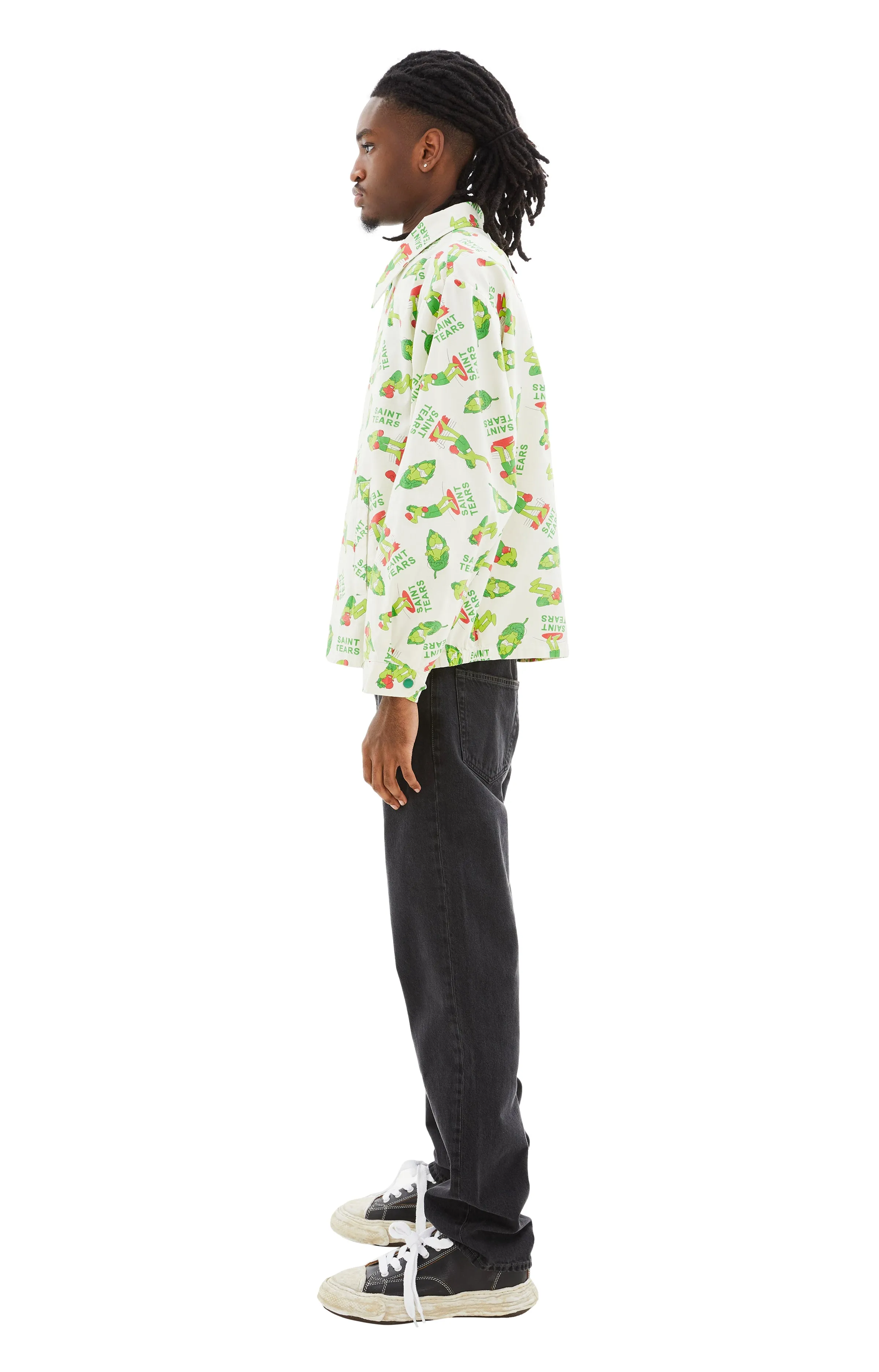 Denim Tears Boxer Coach Jacket (White) sold by TONS product image thumbnail 2