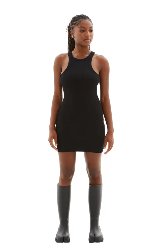 Racing Tank Top Dress (Black) sold by TONS