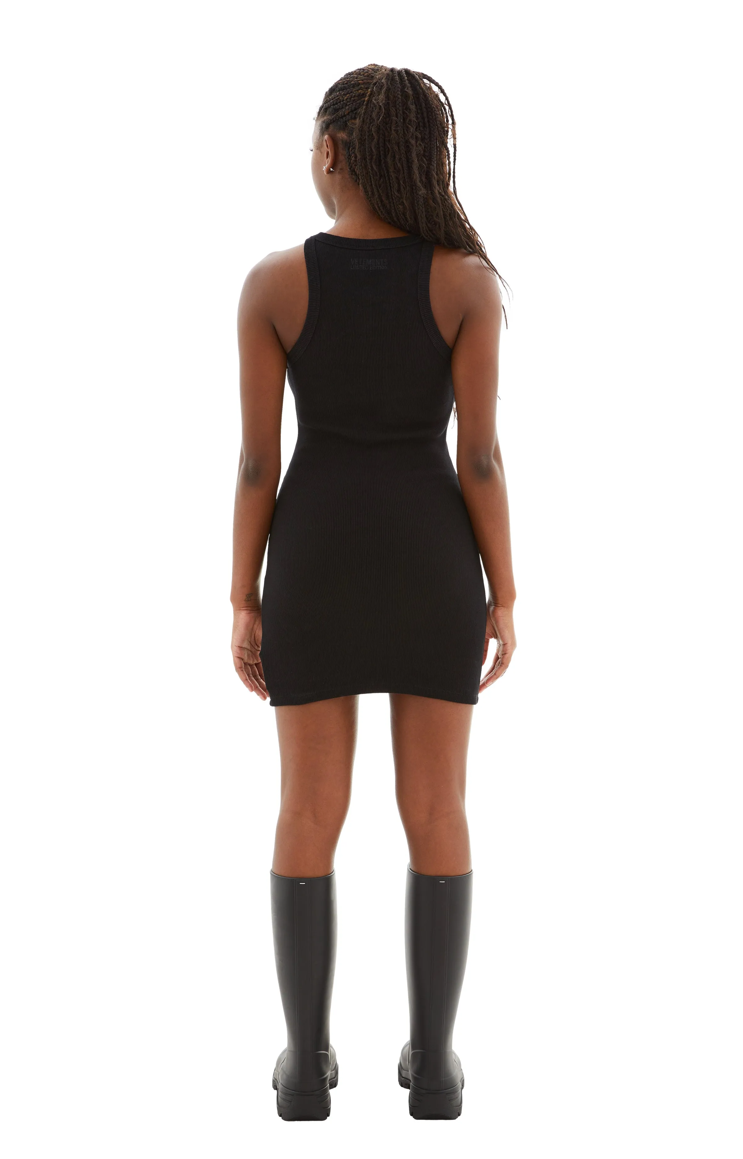Racing Tank Top Dress (Black) sold by TONS product image thumbnail 3