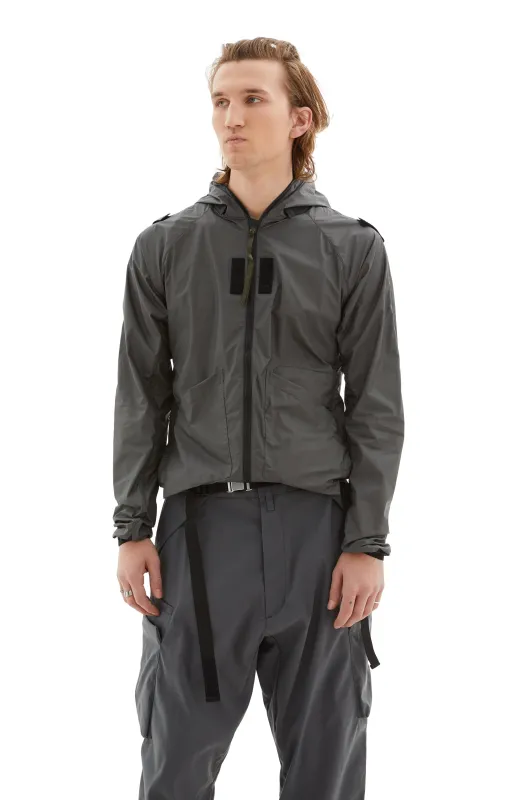 Packable Hardshell Jacket (Grey) sold by TONS