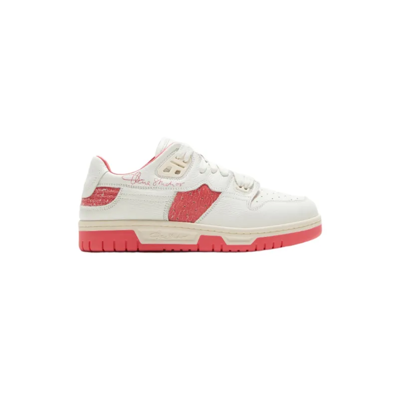 Low Top Sneakers (White/Electric Pink) made by Acne Studios