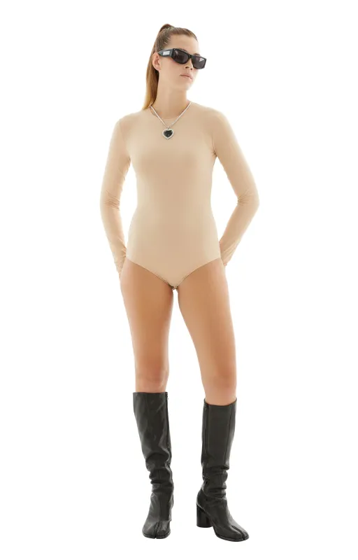 Classic Jersey Bodysuit (Beige) sold by TONS