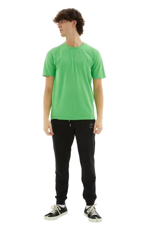 24/1 Jersey Relaxed Resist Dyed T-shirt (Green) made by C.P. Company