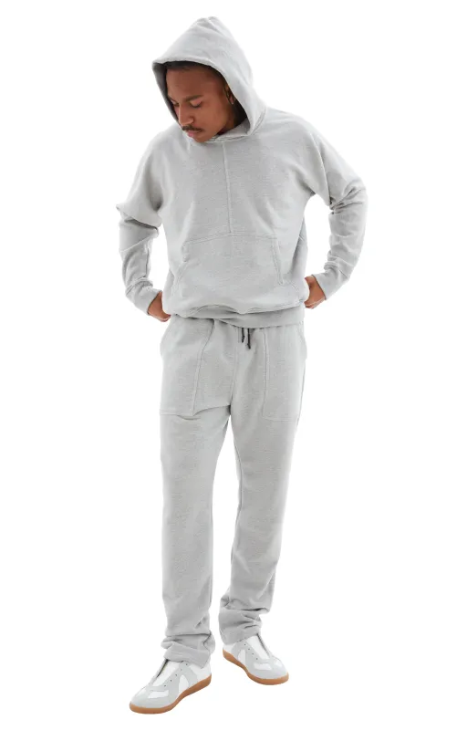 Center Seam Hoodie (Heather Grey) sold by TONS