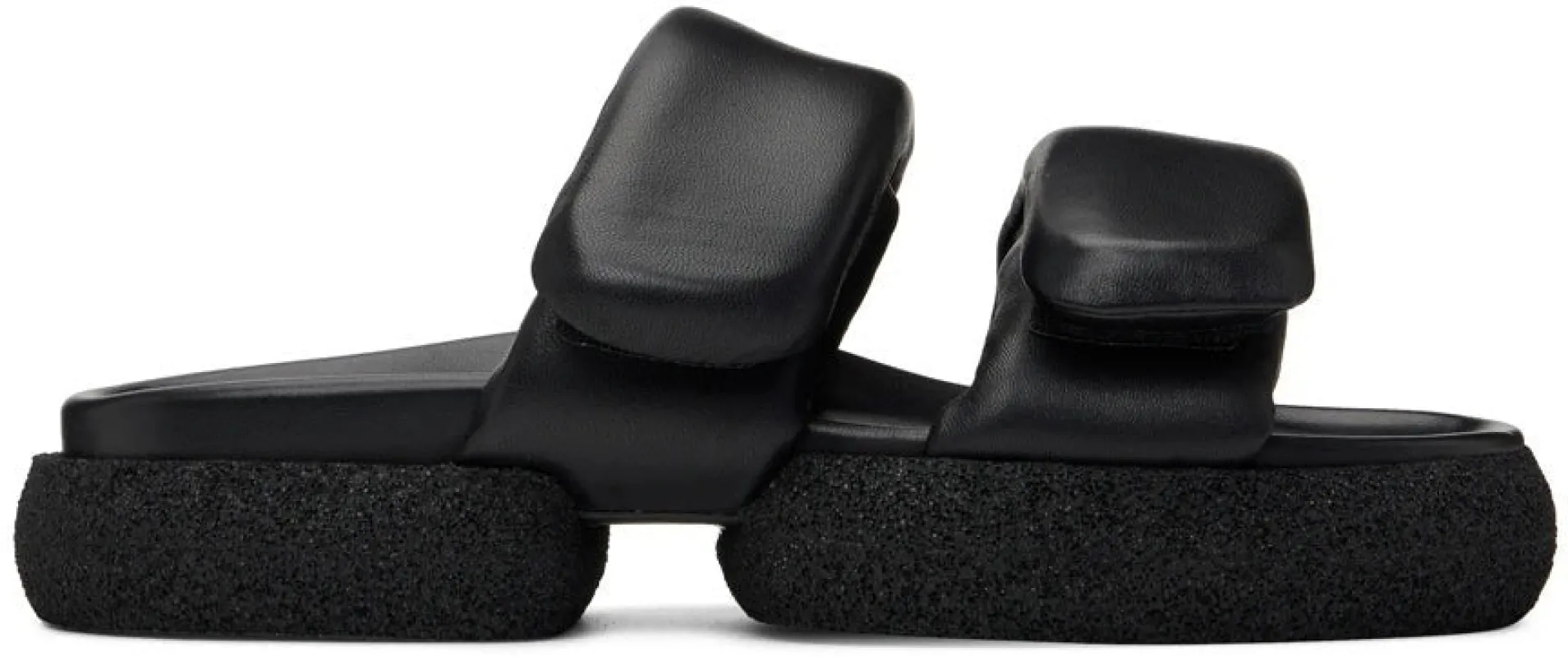 Slip On Sandals w/ Platform (Black) sold by TONS