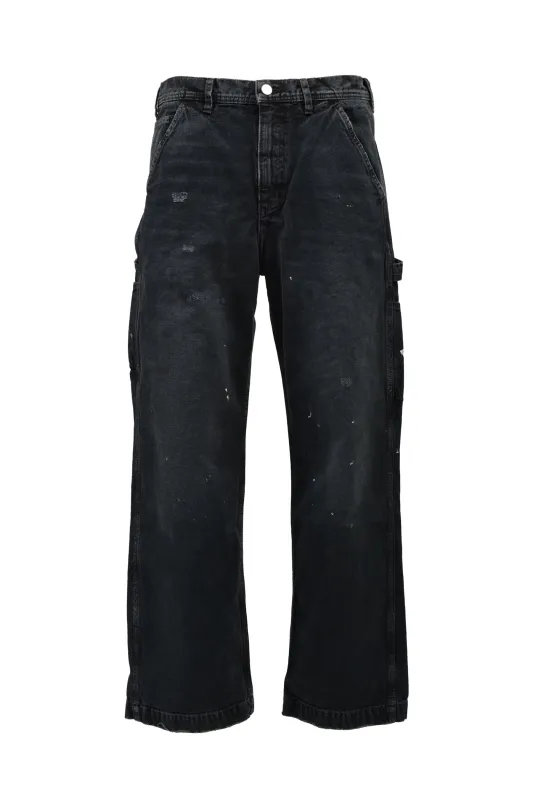 Paint Pants (Washed Black) sold by TONS