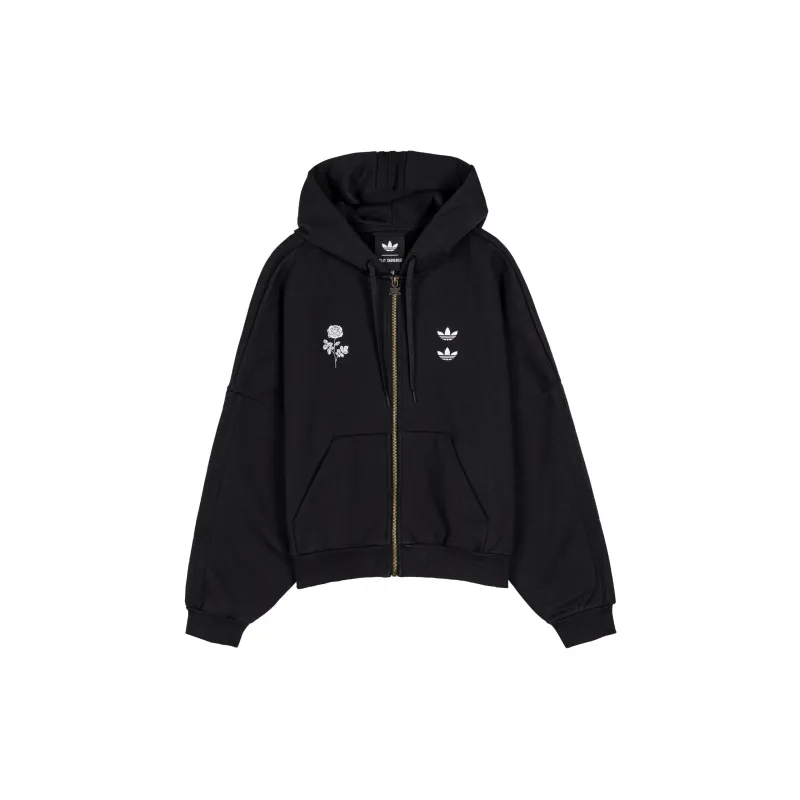 x Willy Chavarria Heavyweight Zip Hoodie (Black) sold by TONS