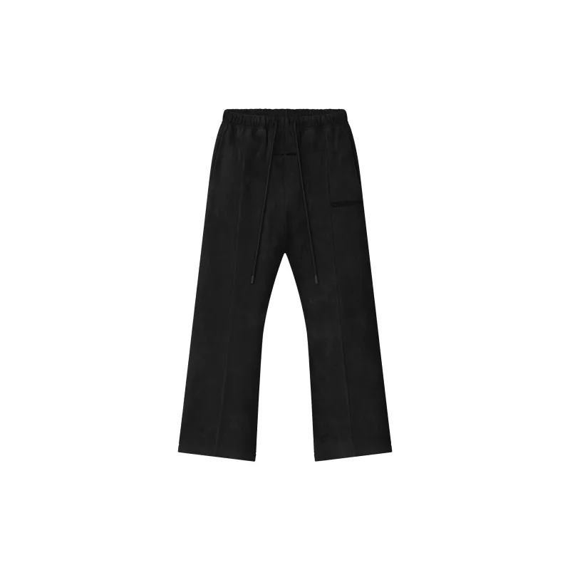 Suede Fleece Flare Pants (Vintage Black) sold by TONS