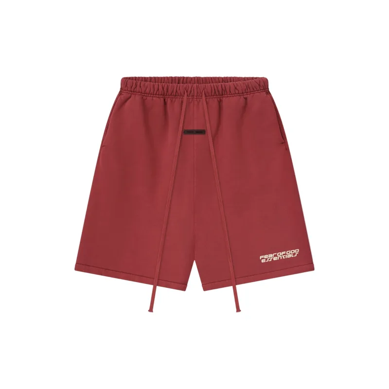Relaxed Sweatshorts (Crimson) sold by TONS