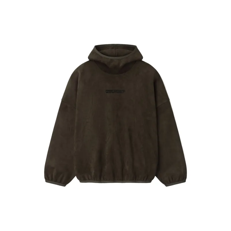 Suede Fleece Modern Hoodie (Brown) made by Fear of God