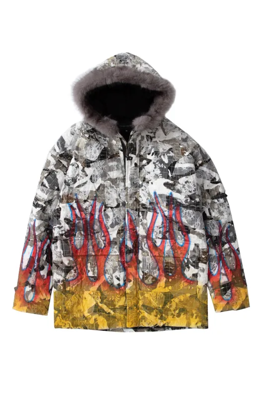 Artic Flame Parka (Multicolor) made by WHO DECIDES WAR