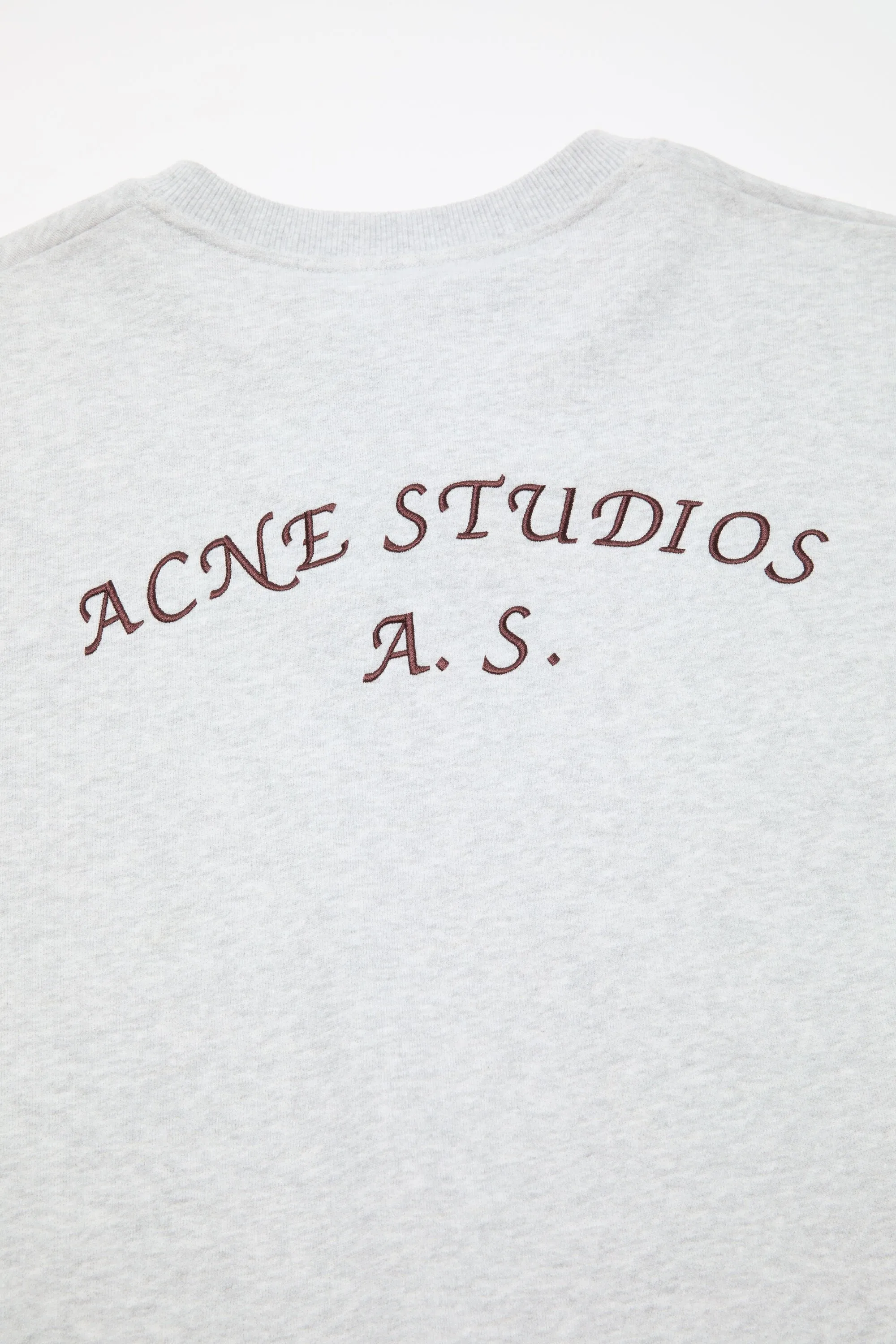 Henley Neck Sweatshirt (Pale Grey Melange) sold by TONS product image thumbnail 2