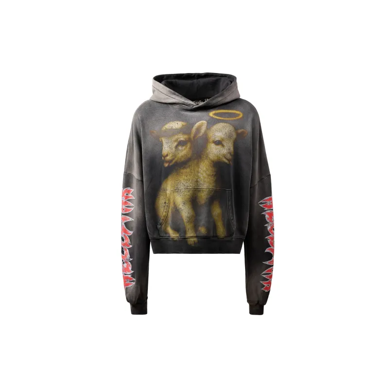 Lamb Hoodie (Black) sold by TONS