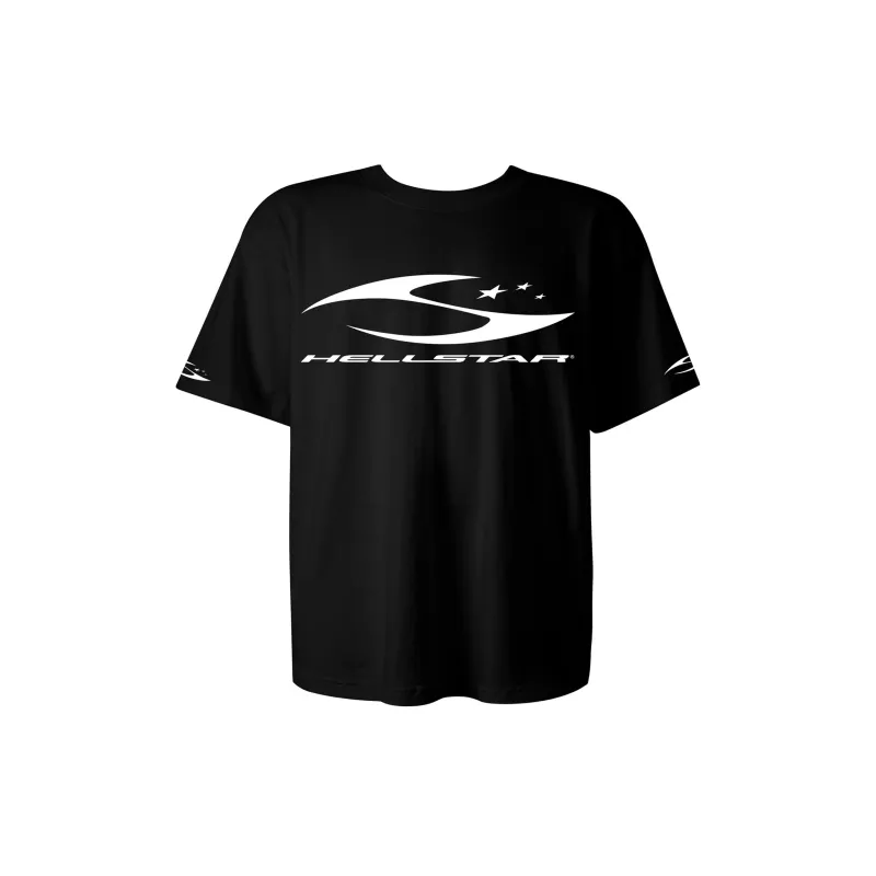 H Cursive Logo T-shirt (Black) made by Hellstar