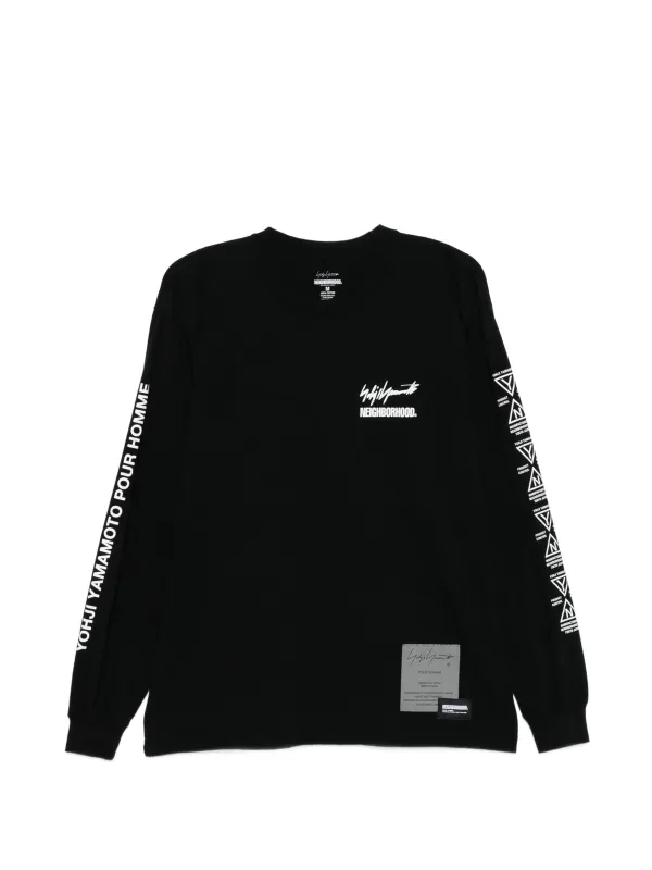 × Neighborhood Long Sleeve T-shirt (Black) made by Yohji Yamamoto