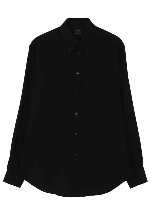 Suit S Poplin CDH Standard Shirt (Black) made by Yohji Yamamoto