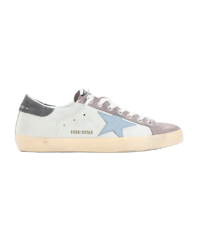 Men's Super Star Sneakers (Liliac Grey/Dark Grey/Blue) sold by TONS