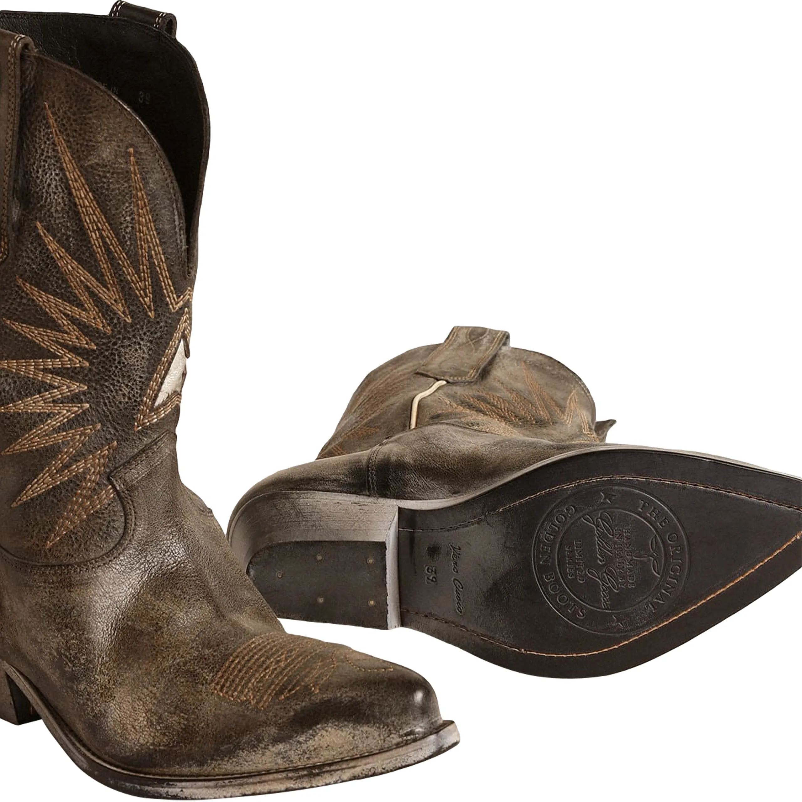 Men's Low Wish Star Boots (Black/Ecru/Silver) sold by TONS product image thumbnail 3
