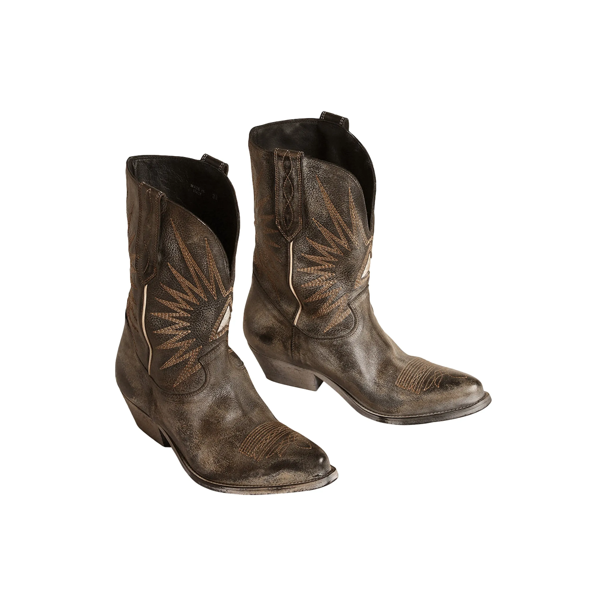 Men's Low Wish Star Boots (Black/Ecru/Silver) sold by TONS product image thumbnail 2