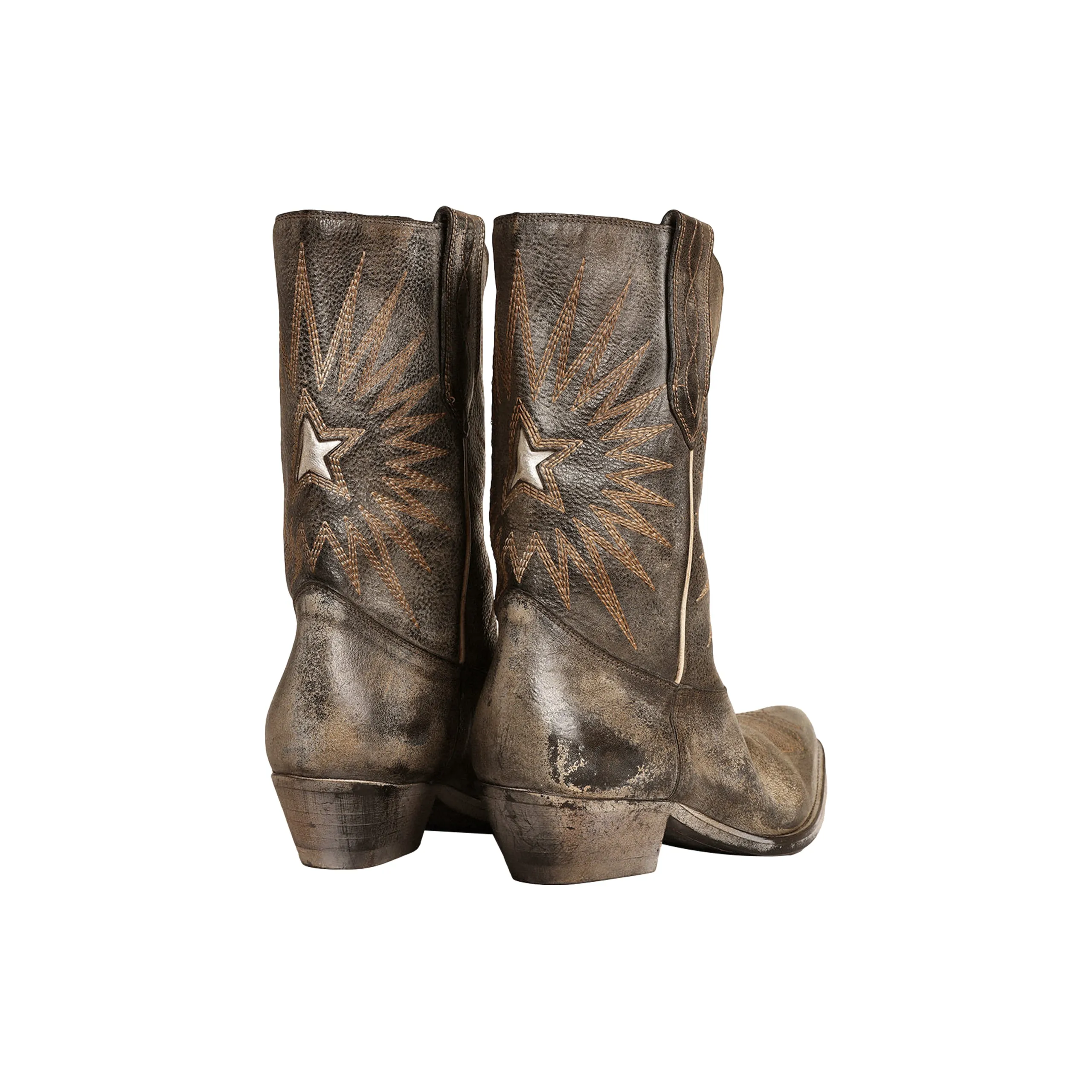 Men's Low Wish Star Boots (Black/Ecru/Silver) sold by TONS product image thumbnail 4