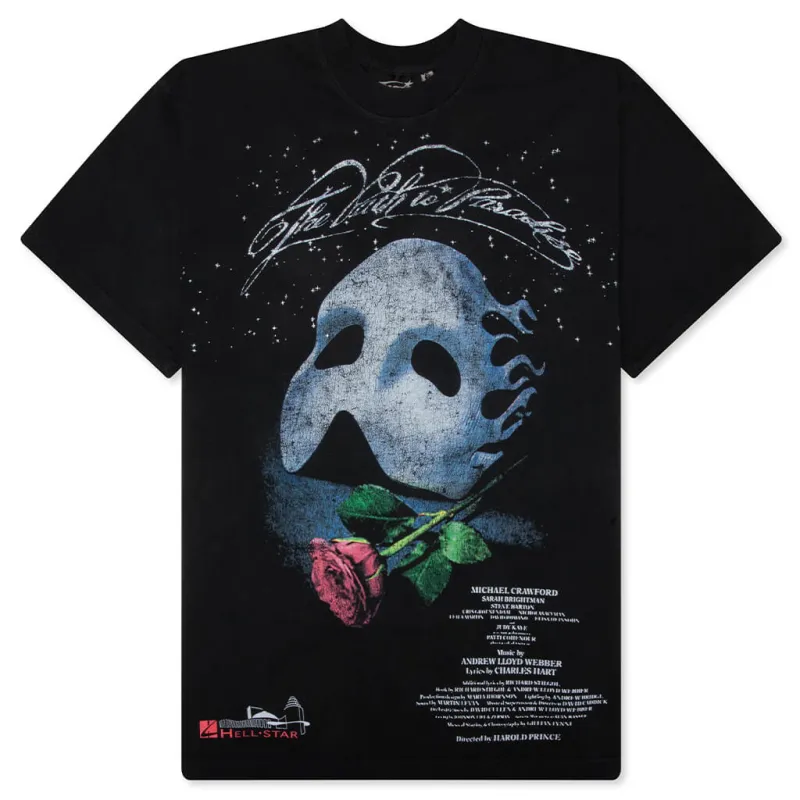 Phantom Of The Opera T-shirt (Black) made by Hellstar