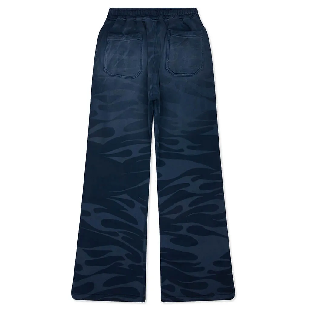 SNAP Sweatpants W/ Flame (Blue) sold by TONS product image thumbnail 2