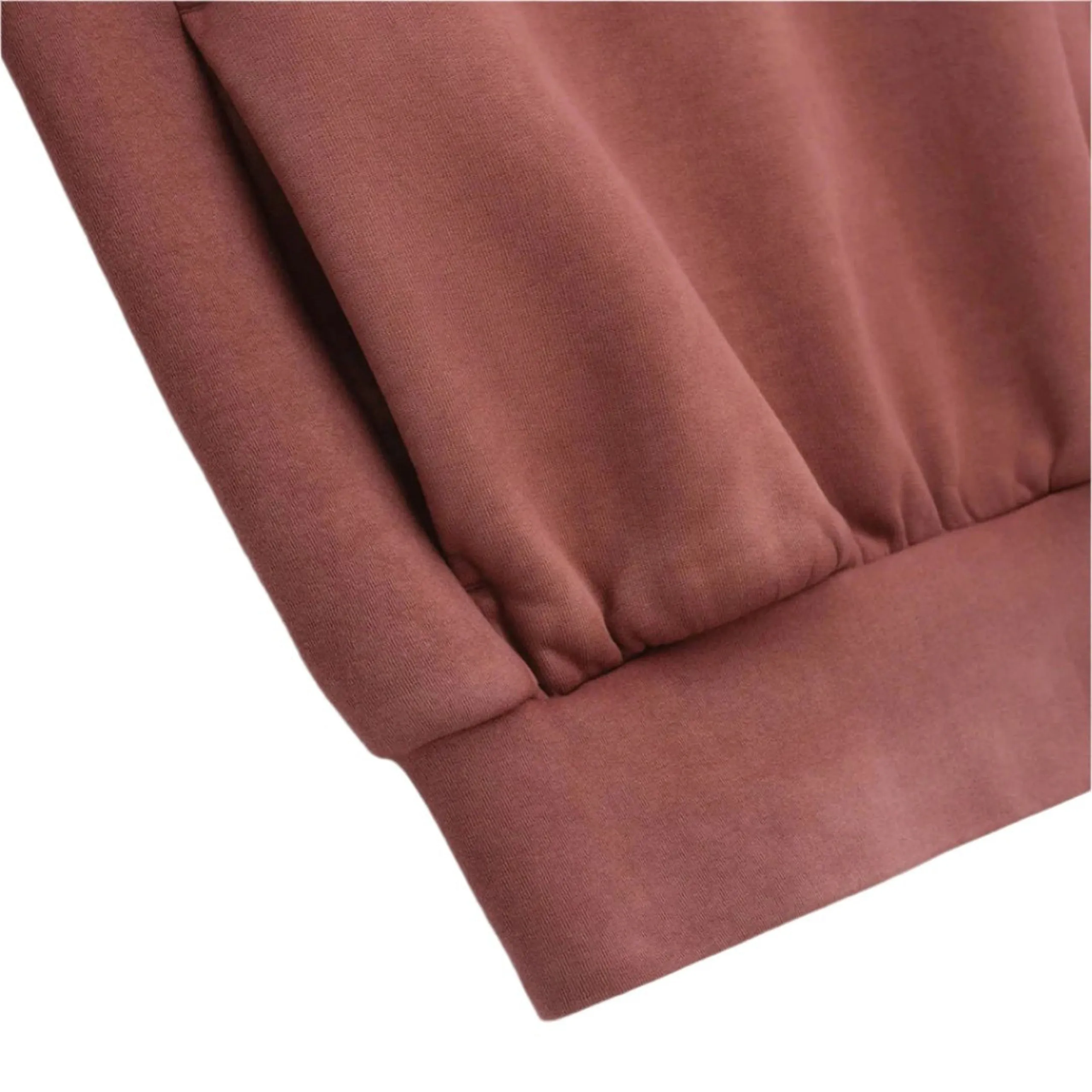 Heavy Fleece Vintage Shrunken Hoodie (Crimson) sold by TONS product image thumbnail 3