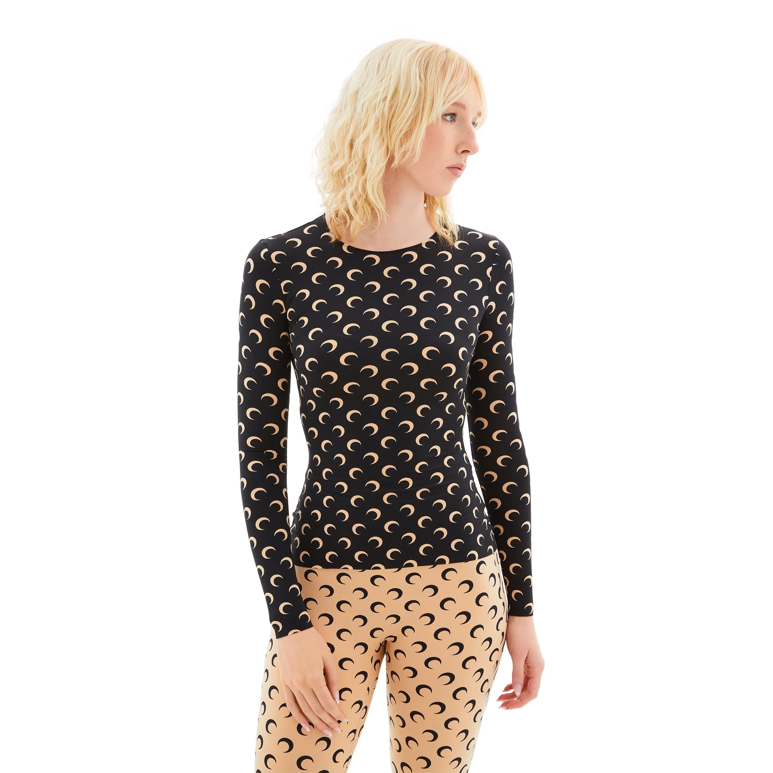 Second Skin Crewneck Top (Inverse Tan) sold by TONS