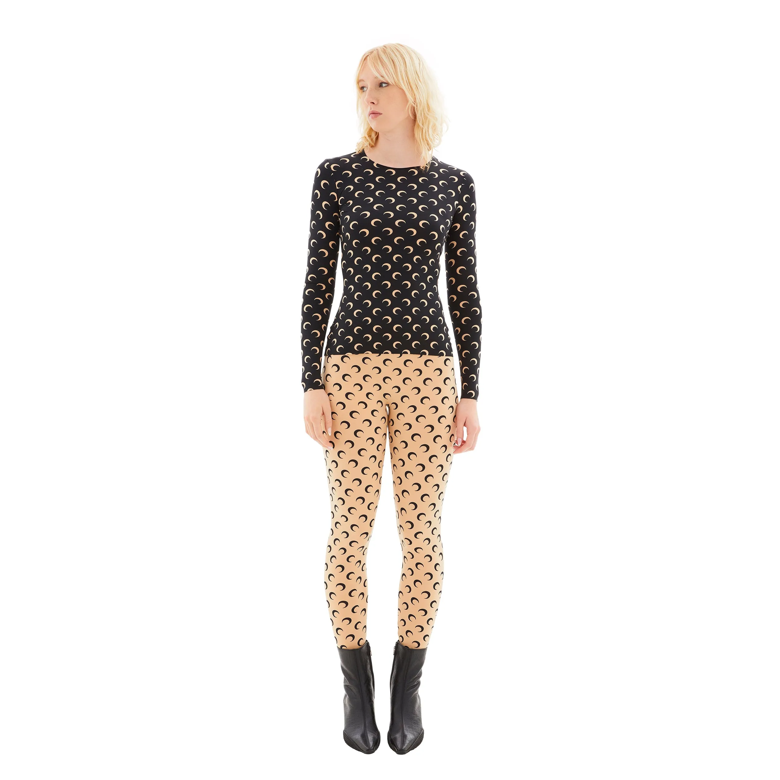 Second Skin Crewneck Top (Inverse Tan) sold by TONS product image thumbnail 2