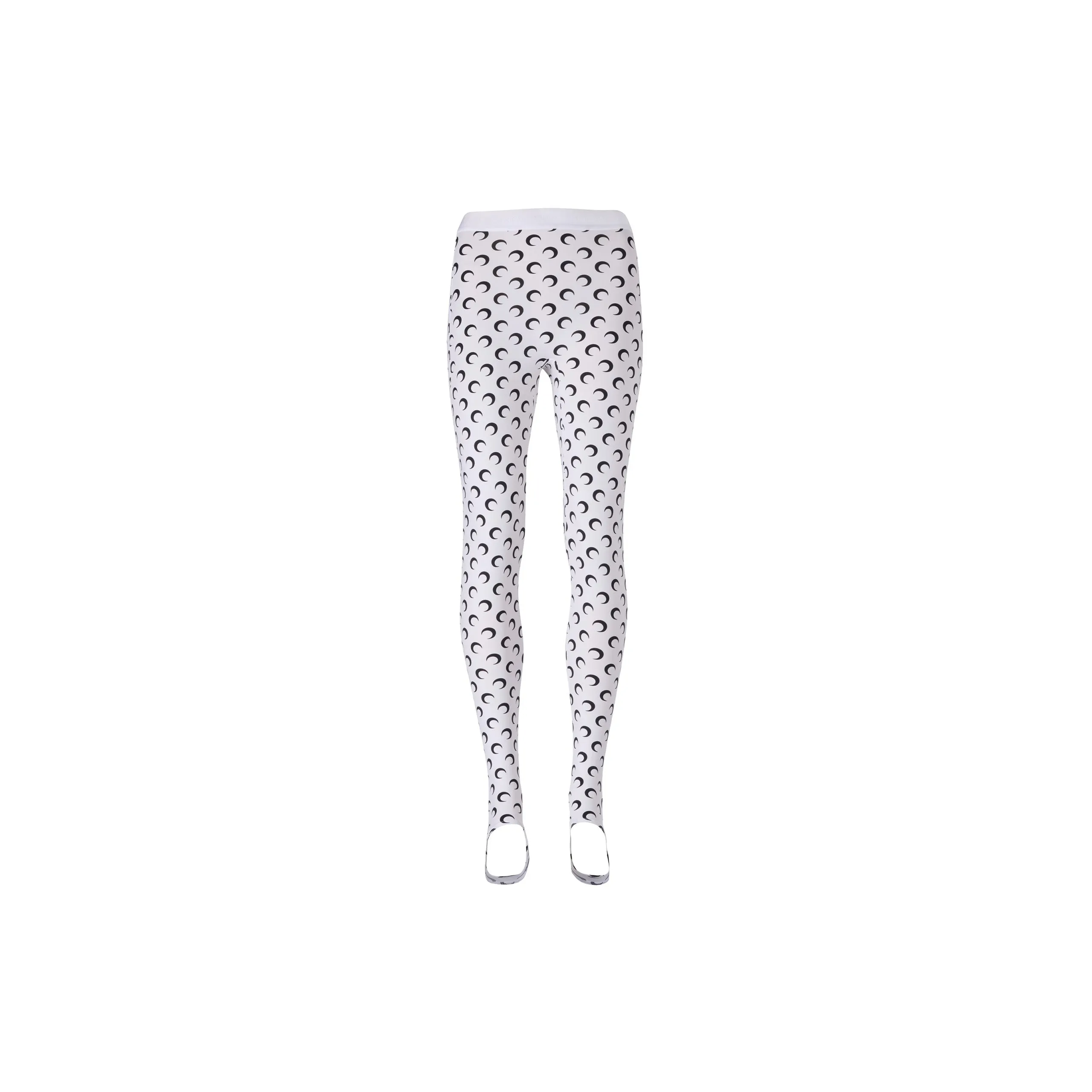 Recycled Moon Jersey Stirrup Leggings (Optical White) sold by TONS