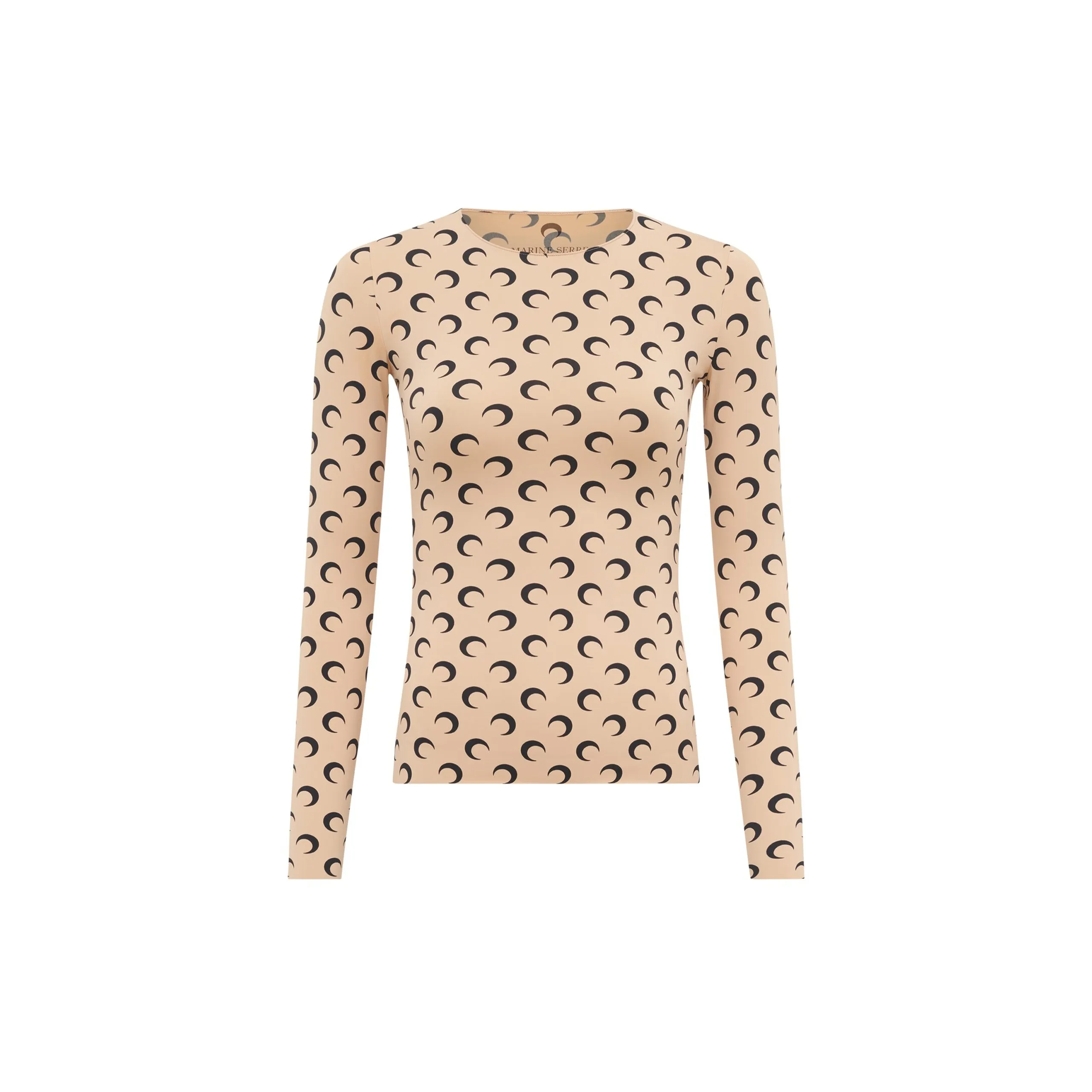 Second Skin Crewneck Top (Tan) sold by TONS