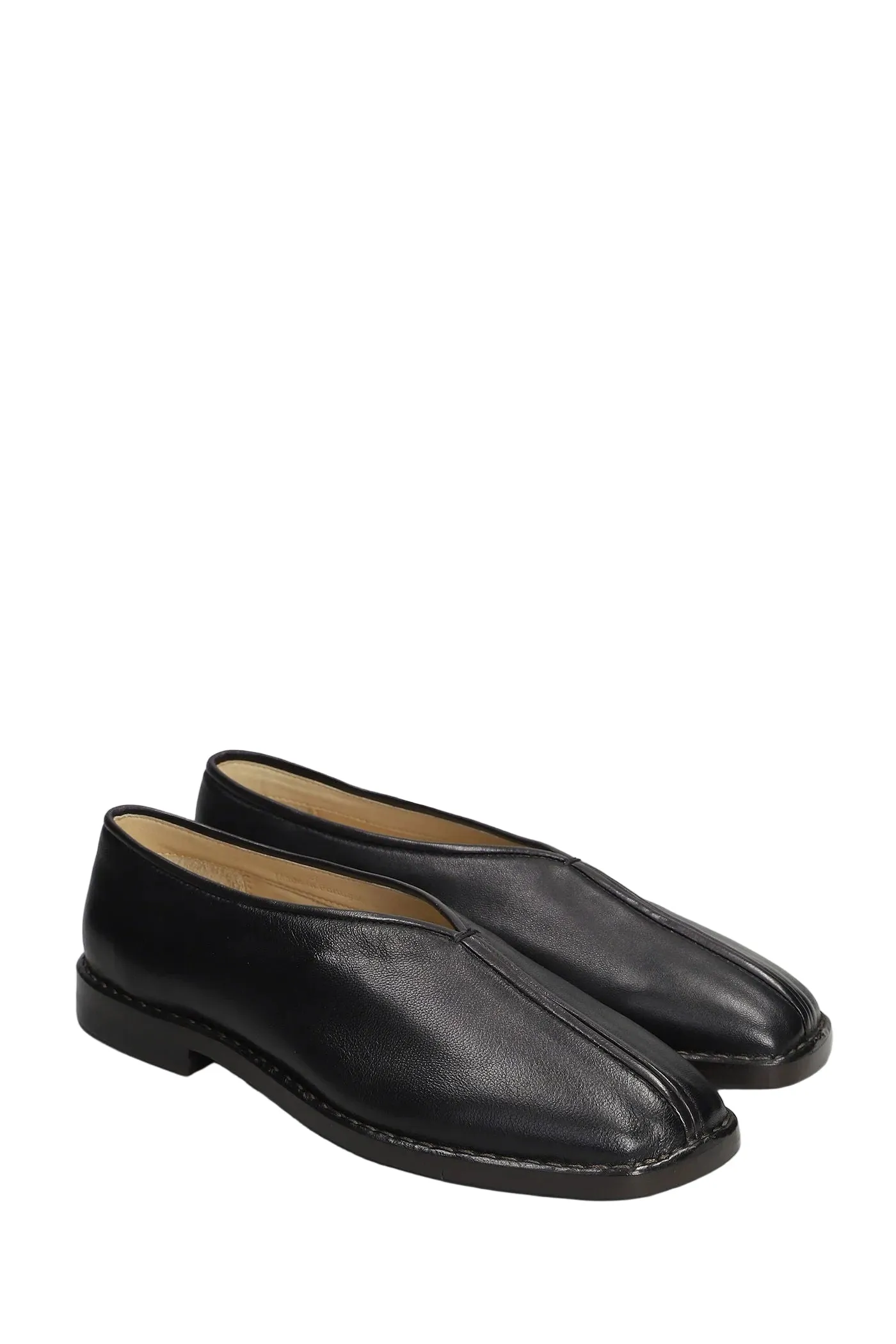 Women's Flat Piped Slippers (Black/Dark Chocolate) sold by TONS product image thumbnail 2