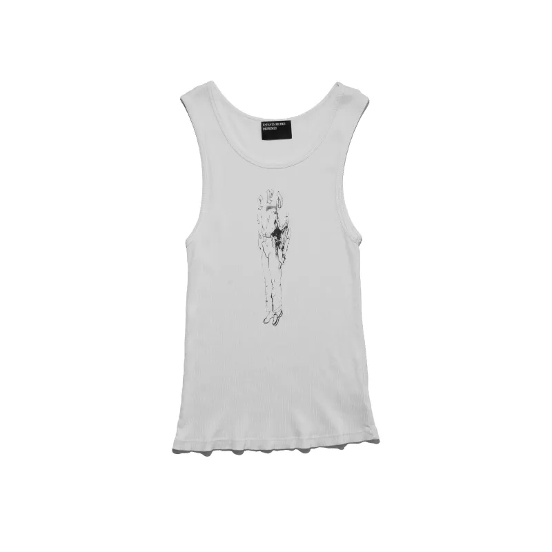 Bad Professor Tank Top (Faded White) made by Enfants Riches Deprimes