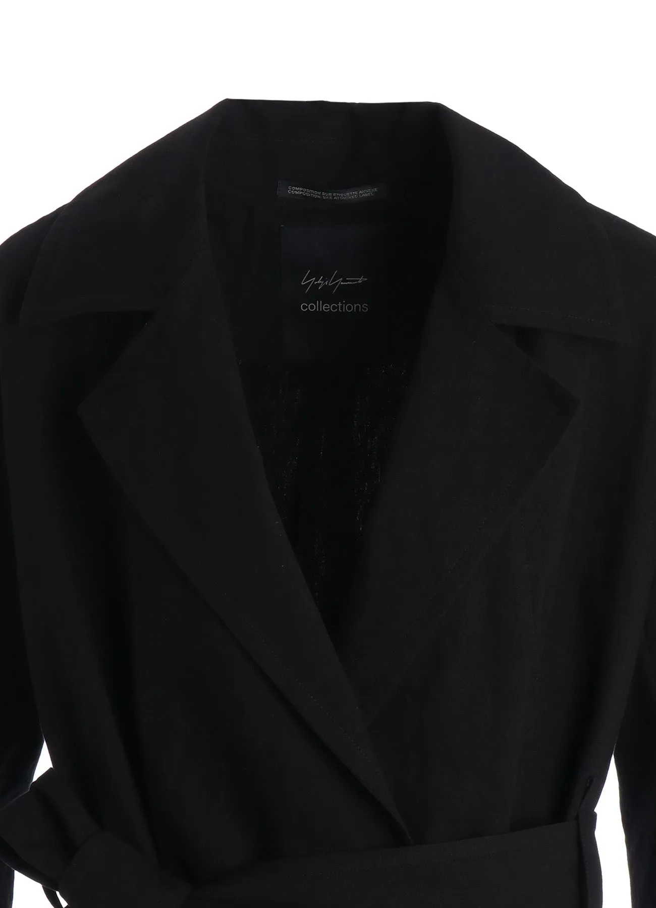 Wrap Trench Coat (Black) sold by TONS product image thumbnail 4