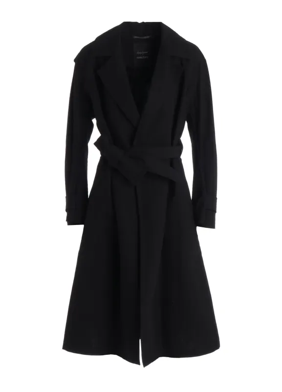 Wrap Trench Coat (Black) made by Yohji Yamamoto