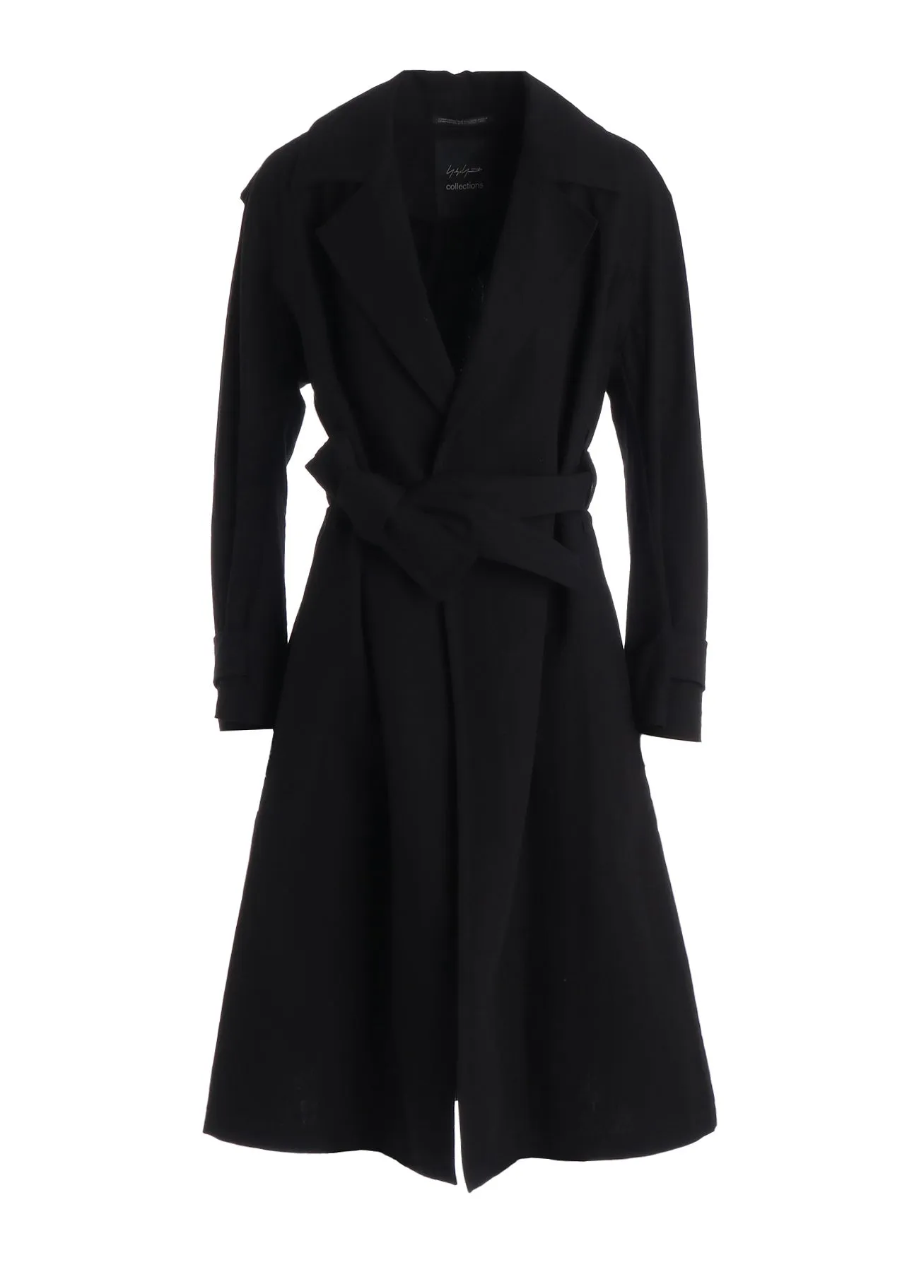 Wrap Trench Coat (Black) sold by TONS