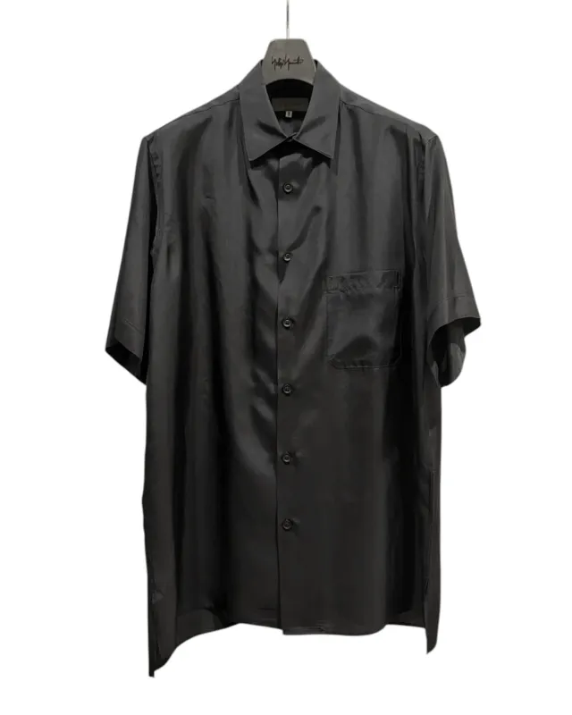 Big Half Sleeve Shirt (Black) made by Yohji Yamamoto
