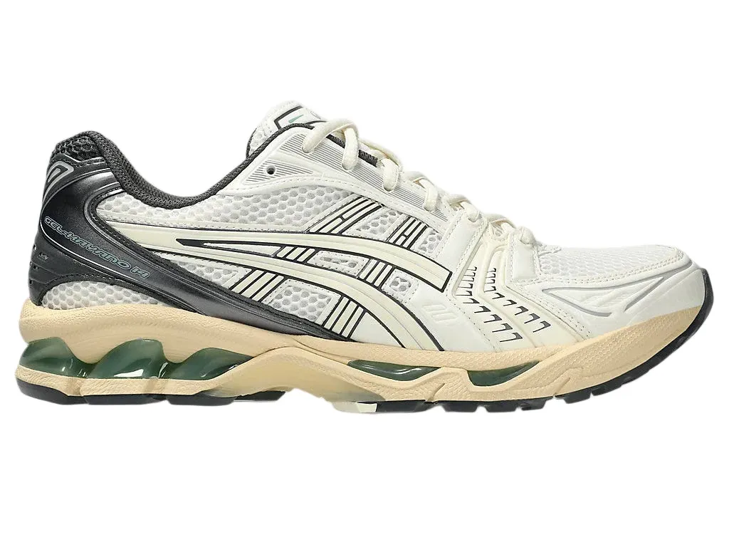 Gel-Kayano 14 Sneakers (Cream/Obsidian Grey) sold by TONS