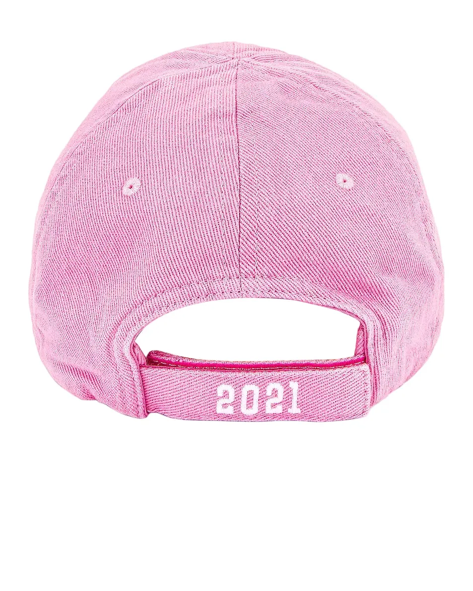 Gay Pride Cap (Light Pink) sold by TONS product image thumbnail 2
