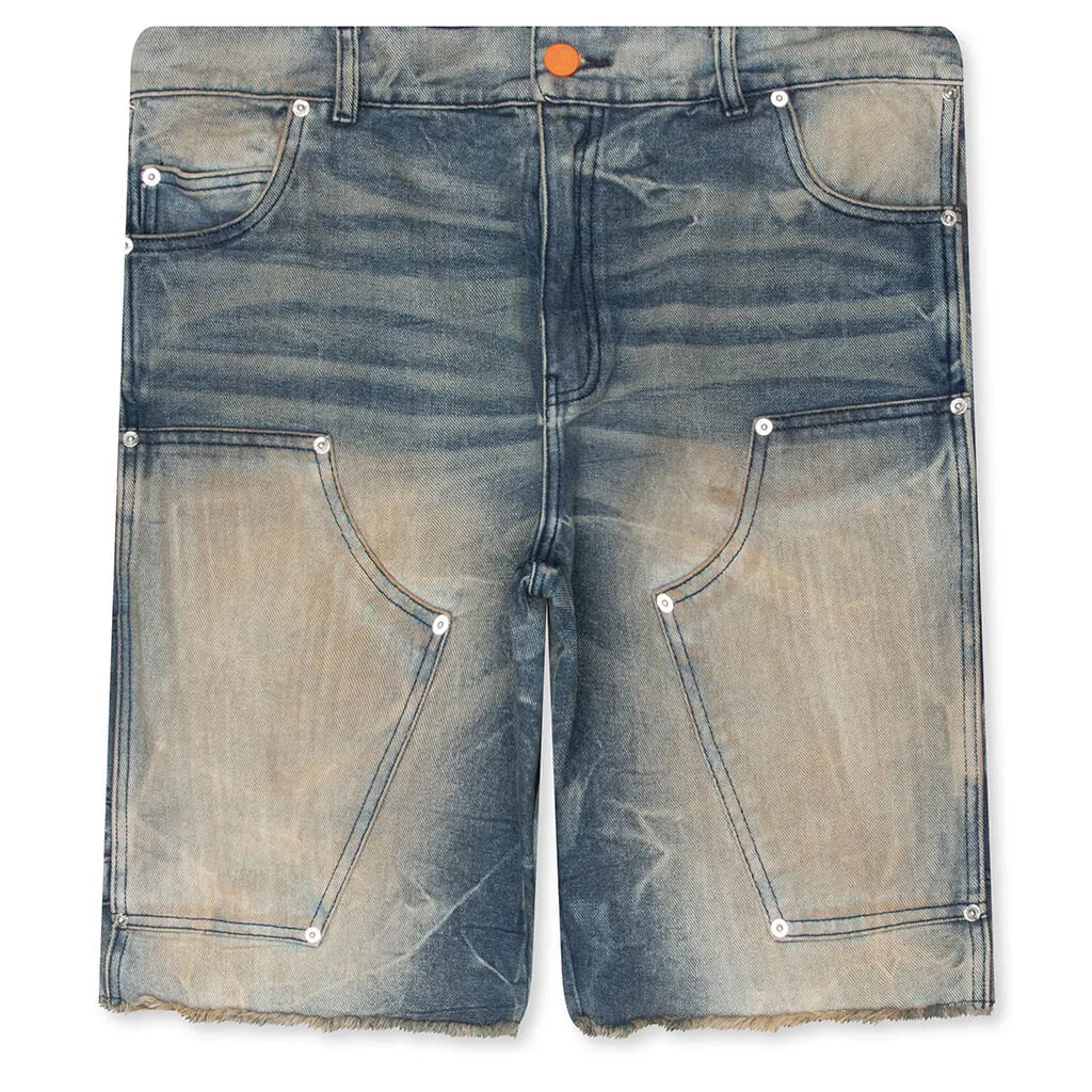 Carpenter Jorts (Blue) sold by TONS