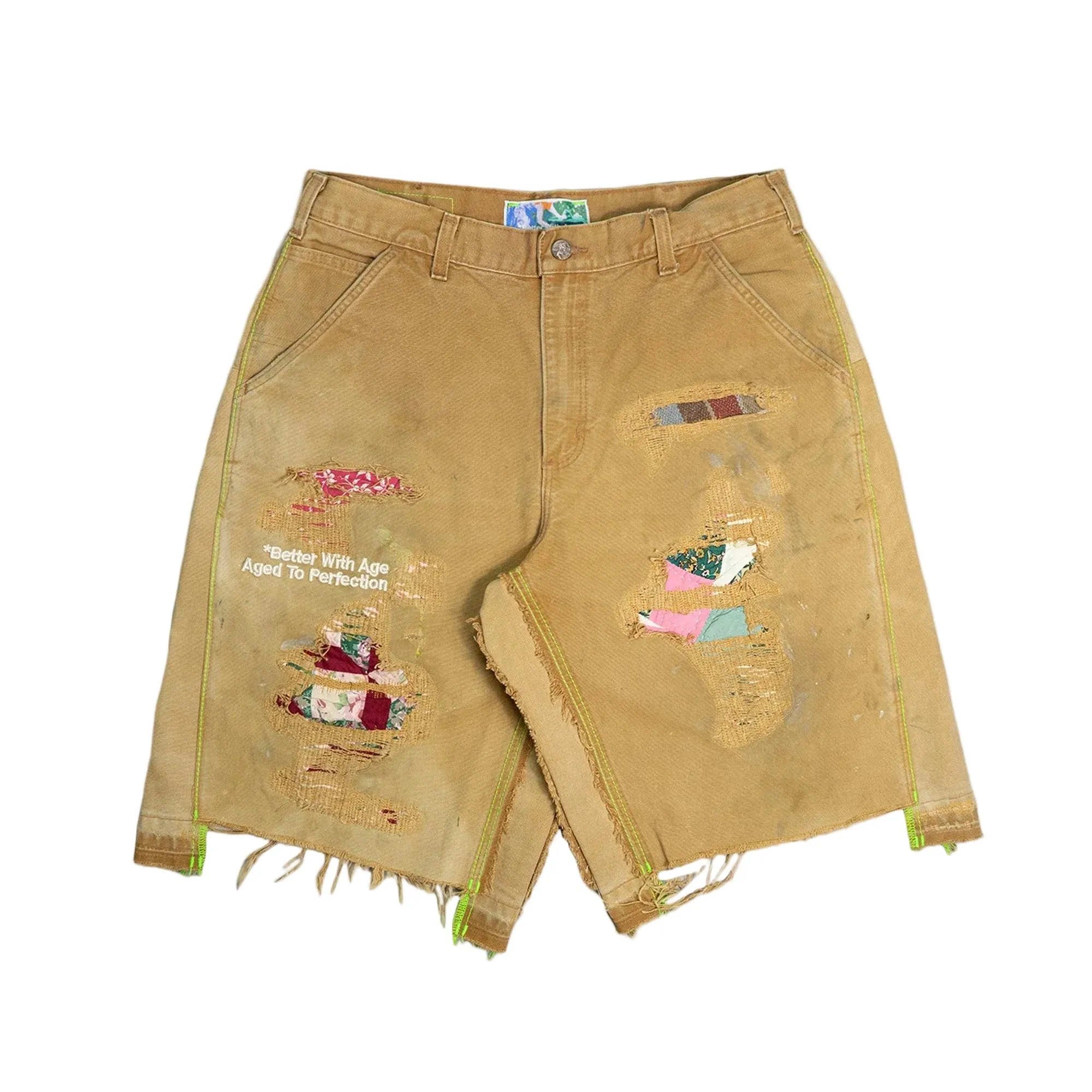 Repair Double-Wide Carpenter Shorts (Multicolor) sold by TONS