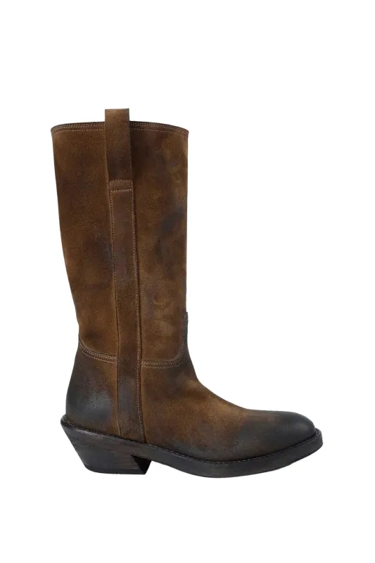Laxit Pull On Boots (Sand/Off-Black) made by Ann Demeulemeester