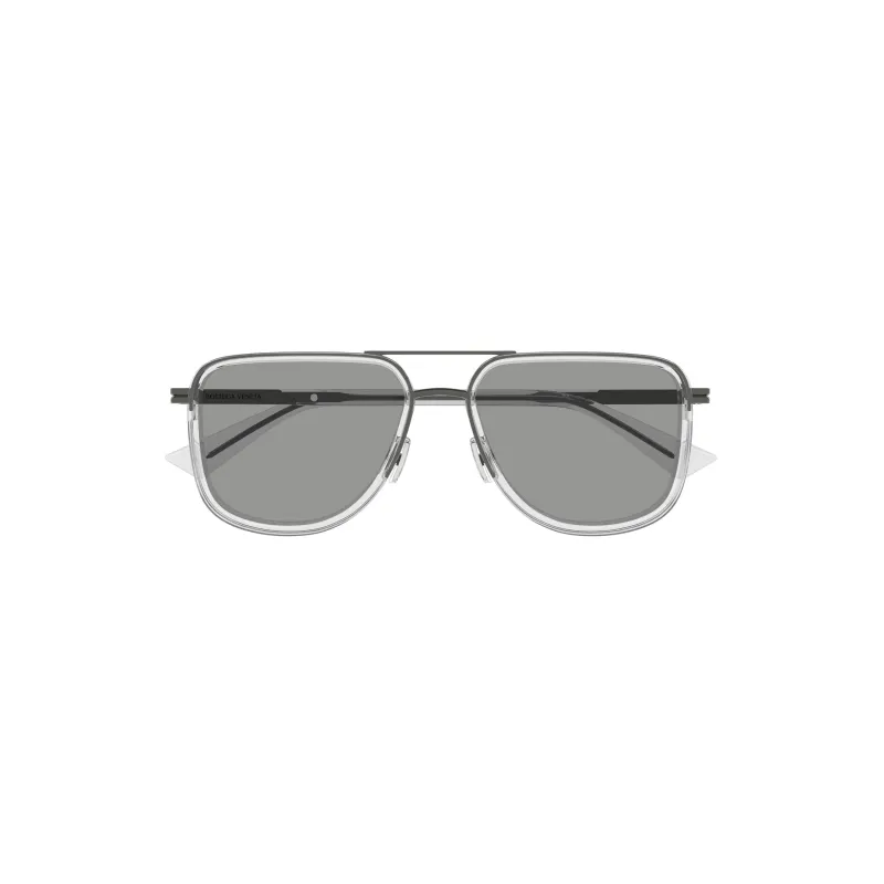 Aviator Sunglasses (Metal/Grey) made by Bottega Veneta