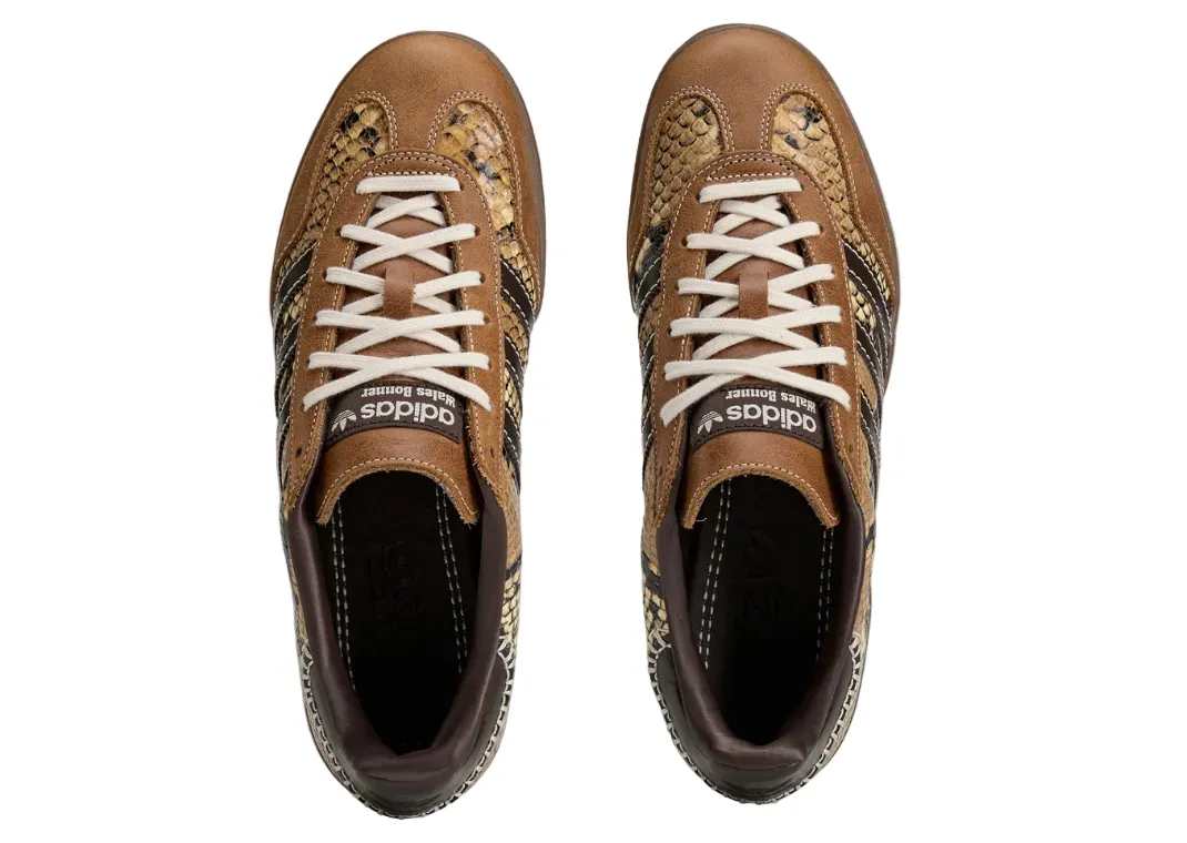 x Wales Bonner Gazelle Snake Sneakers (Dust Rust/Wonder White/Collegiate Burgundy) sold by TONS product image thumbnail 3
