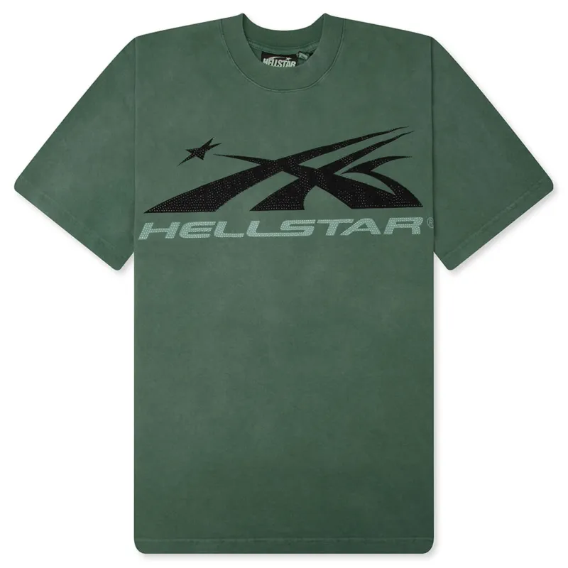 Classic Logo T-Shirt (Green) made by Hellstar